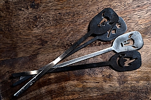 Grillspie&szlig; aus Metall