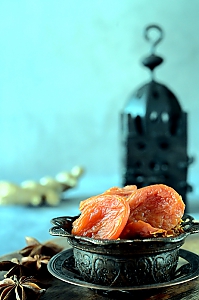 getrocktere Aprikose