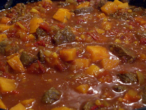 Curry vom Emu oder Strau&szlig;