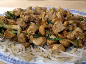 Glasiertes Huhn in Hoisin-Sauce