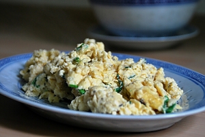 Schnittlauch-R&uuml;hrei