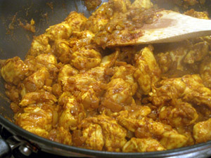 Rotes H&uuml;hner Curry