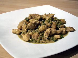 Gr&uuml;nes Curryhuhn