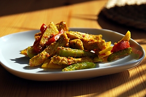 Schweinefleisch mit Bambus