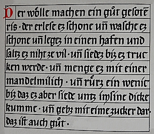 Reis mit Mandelmilch